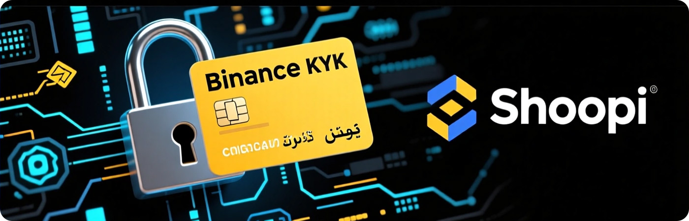احراز هویت بایننس با مدارک معتبر توسط شوپی