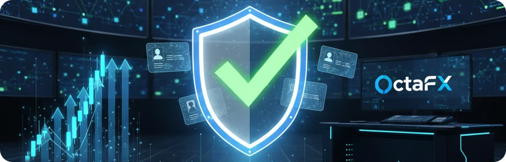 احراز هویت بروکر OctaFX با مدارک معتبر شوپی