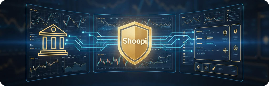 آموزش اتصال حساب بانکی خارجی به کابین بروکرهای فارکس (راهنمای 2026) شوپی