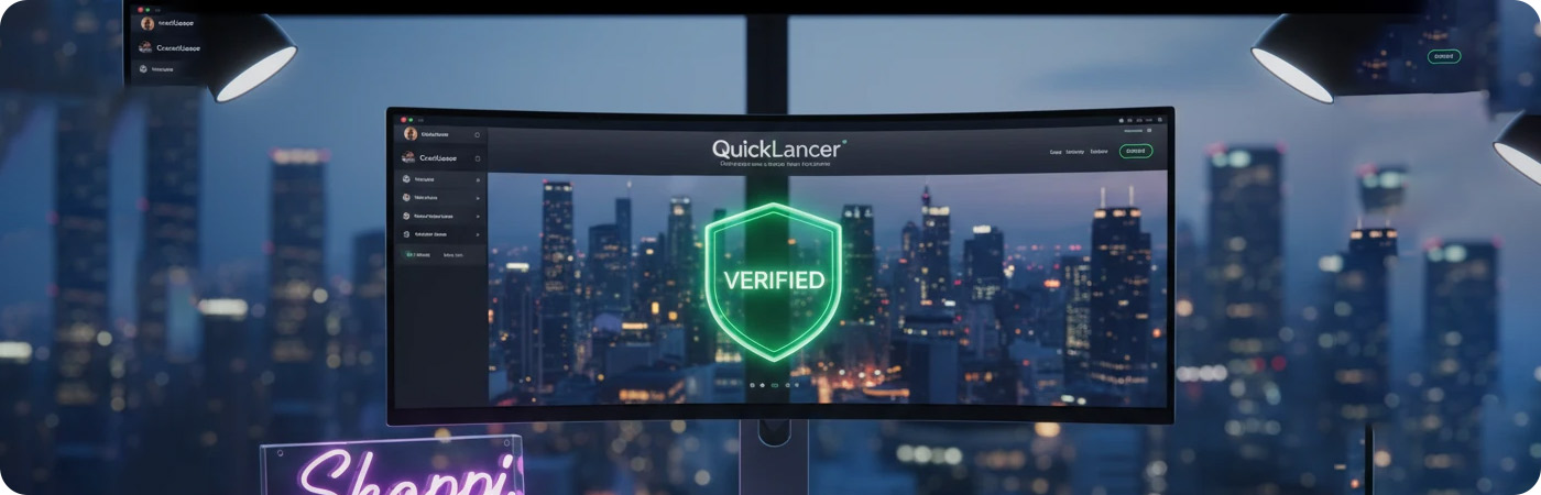 احراز هویت QuickLancer با مدارک معتبر شوپی