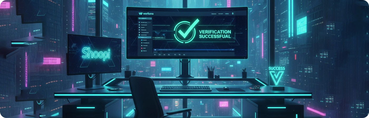احراز هویت ورکانا با مدارک معتبر توسط شوپی