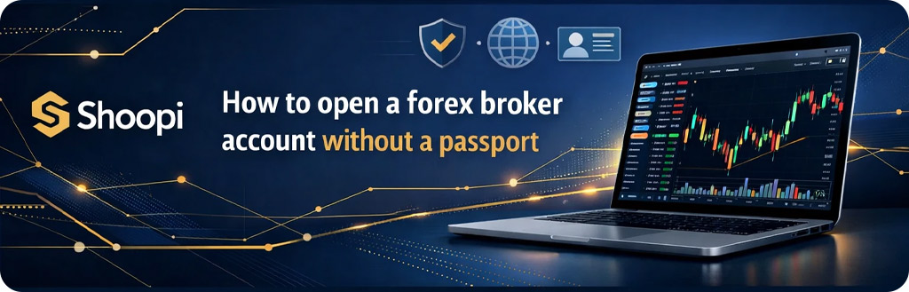 آموزش شوپی درمورد اینکه چگونه بدون پاسپورت در بروکرهای معتبر فارکس حساب باز کنیم؟