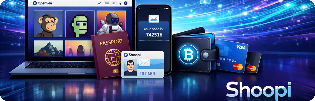 چگونه NFTهای خود را به کمک مدارک شوپی در OpenSea بفروشیم و درآمد را نقد کنیم؟